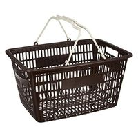 グリーンパル お買い物かご(ブラウン) 4976131812361 1セット(1個×16)