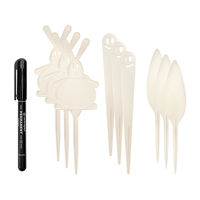 Do LABO Planstia プラントラベルMIX アイボリー (3種×各3本入り) 園芸ラベル 276167 1個（直送品）