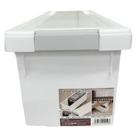 グリーンパル スマートケース(CD・DVD)ホワイト【収納ボックス】 4976131910593 1セット(1個×8)