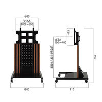 朝日木材加工 大型ディスプレイスタンド/スチールベースのみ SS-CMB11 1台（直送品）