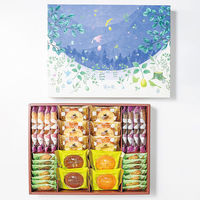 ＜2023年お中元＞アデリー森の庭　森の焼き菓子Ｂｌｕｅ　ｂｏｘ　３２個入MRI-301箱（直送品）