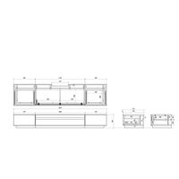 朝日木材加工 高級ローボード SP-STN2080 １台（直送品）