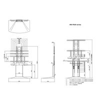 朝日木材加工 壁寄せテレビスタンド/ホワイト＆ナチュラル WS-F820WN １台（直送品）