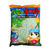 キャットセイド　お茶の猫砂 紙製の固まって流せる 8L 2袋
