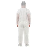 伊藤忠リーテイルリンク 不織布つなぎ服 L ホワイト JS-002 目付45 1セット（5枚入）