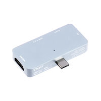 ドッキングステーション USB Type-Cハブ HDMI 3.5mm 4極 USB-A シルバー UD-C02SL 1個