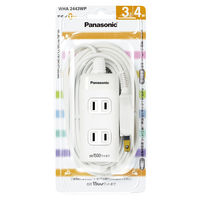 延長コード 電源タップ 2P式 3個口 4m パナソニック ザタップQ WHA2443WP 1個