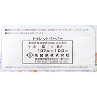 泉製紙 シュシュ 圧倒的に交換回数が減る トイレットペーパー シングル 100m×18ロール×3個（直送品）