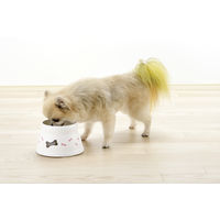 こぼれにくい脚付ドッグディッシュS 白 1個 リッチェル