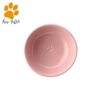 ル・クルーゼ ハイスタンド フードボウル ペット用 犬 猫 食器 ペットボール ナチュラルピンク