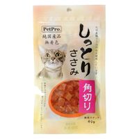 純国産 しっとりささみ角切り 40g 3袋 ペットプロ 猫 おやつ