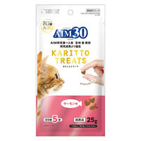 AIM30 猫 カリッとトリーツ サーモン味 国産 25g（5g×5袋）3袋 マルカン キャットフード おやつ