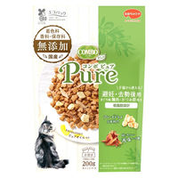 コンボ ピュア キャット 避妊・去勢後用 まぐろ味・鶏肉・かつお節添え 無添加 国産 200g（小分け2袋）6個 キャットフード