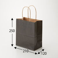 シモジマ 25チャームバッグ 21-12 未晒 黒C 003266304 1袋(50枚)