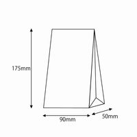 シモジマ ファンシーバッグ SS ギンガムミニ 青 003079100 1袋（100枚）