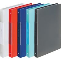 リヒトラブ 交換式クリヤーブック<soeru> A4S 30穴 15ポケット フロストクリヤー N8501-1 1冊