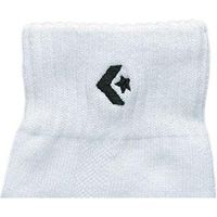 コンバース バスケットボール ニューアンクルソックス ホワイト/ブラック(1119) 2729 CB16006 1足