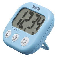 タニタ（TANITA）でか見えタイマー100分計 アクアミントブルー キッチンタイマー 1個