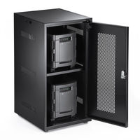 サンワサプライ 機器収納ボックス(幅300×奥行き350×高さ600mm) CP-KBOX7BK 1台（直送品）