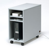 サンワサプライ 収納ボックス(W300×D600×H600mm・ライトグレー) CP-050GY 1台（直送品）