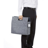 コクヨ モバイルバッグ<モ・バコ> 手提げタイプ グレー×ブルー カハ-MB11B 1個