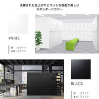 ネットフォース FACILE 5人用 パーソナルスリムロッカー ブラック ブラック FAC-S5P-AW 1台（直送品）