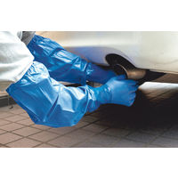 ショーワグローブ 腕カバー付耐油ビニローブ Mサイズ 695-M 1双