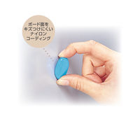 デビカ 強力両面マグネット マルマグ 直径30mm ライトブルー 073372 1パック（2個入）