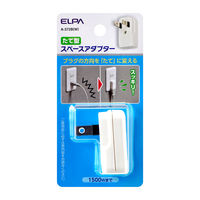 朝日電器 スペースアダプタ 縦型 A-372B(W) 1個