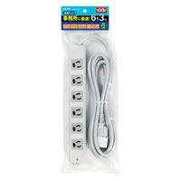 朝日電器 事務所向けタップ 6個口 OAT-JP63H 1個