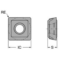 サンドビック スーパーUドリル チップ 【C】 880-04 03 W05H-P-GM 4324 1セット(10PC)（直送品）