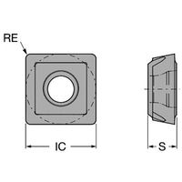 サンドビック スーパーUドリル チップ 【C】 880-04 03 W05H-P-GM 4334 1セット(10PC)（直送品）