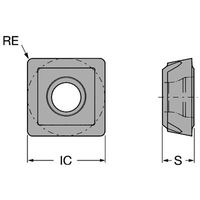 サンドビック スーパーUドリル チップ 【C】 880-04 03 W07H-P-LM 4334 1セット(10PC)（直送品）