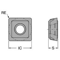 サンドビック スーパーUドリル チップ 【C】 880-04 03 W07H-P-LM 4324 1セット(10PC)（直送品）