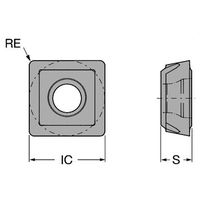 サンドビック スーパーUドリル チップ 【C】 880-05 03 W08H-P-GR 4324 1セット(10PC)（直送品）