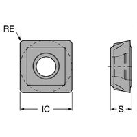 サンドビック スーパーUドリル チップ 【C】 880-06 04 W08H-P-LM 4334 1セット(10PC)（直送品）