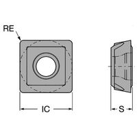サンドビック スーパーUドリル チップ 【C】 880-08 05 W08H-P-GM 4334 1セット(10PC)（直送品）