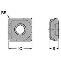 サンドビック スーパーUドリル チップ 【C】 880-08 05 W10H-P-LM 4334 1セット(10PC)（直送品）