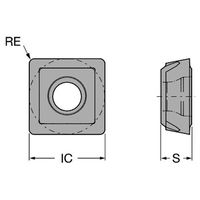 サンドビック スーパーUドリル チップ 【C】 880-09 06 W10H-P-LM 4334 1セット(10PC)（直送品）