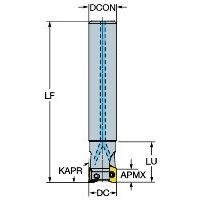 サンドビック コロミル390 カッター 【F】 R390-014A14-07M 1PC（直送品）