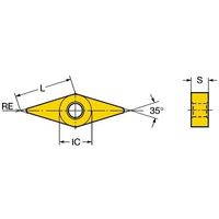 サンドビック TーMaxP チップ 【S】 VNMG 16 04 12-SF 1115 1セット(10PC)（直送品）