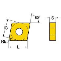 サンドビック TーMaxP チップ 【C】 CNMG 19 06 16-SMR 1115 1セット(10PC)（直送品）