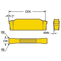 サンドビック コロカット1ー2 チップ 【C】 N123G2-0300-0002-GF 1105 1セット(10PC)（直送品）