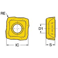 サンドビック スーパーUドリル チップ 【C】 880-08 05 08H-C-GM 1044 1セット(10PC)（直送品）