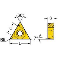 サンドビック コロターン107 サーメットチップ【C】 TCEX 11 03 01L-F 5015 1セット(10PC)（直送品）