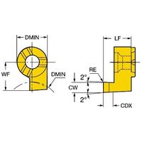 サンドビック コロカットMB チップ 【C】 MB-09FB200-02-14R 1025 1セット(10PC)（直送品）