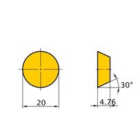 三菱マテリアル カッタチップ RGEN2004M0EN VP15TF 1セット(10PC)（直送品）