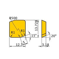 三菱マテリアル カッタチップ WEC42EFER5C HTI05T 1セット(10PC)（直送品）
