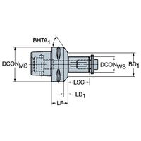 サンドビック アーバアダプタ 【E】 C6-391.10-40 025 1PC（直送品）