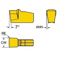 サンドビック Qカット チップ 【C】 N151.2-A250-60-4G 1005 1セット(10PC)（直送品）